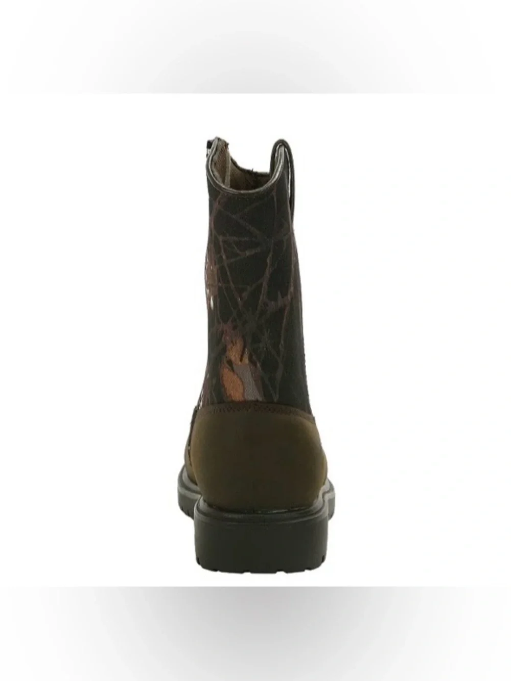 Deer Stags Brown and Dark Brown Kids Western Work Boot Size 1